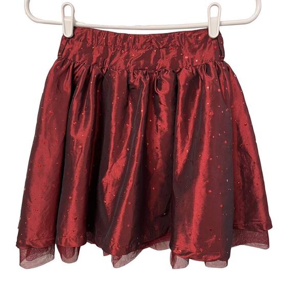 TCP Red Holiday Party Skirt Girls sz 6 Fancy Formal Christmas Valentines Day - Picture 2 of 6